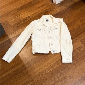 GAP Women's Off-White Denim Jacket